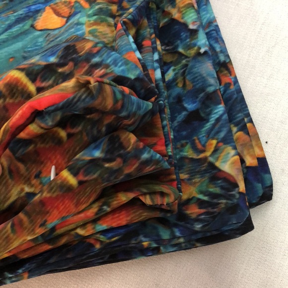 Set of four multicolor pillowcase coverings with zippers 19“ x 13“. New Kess - Picture 4 of 4